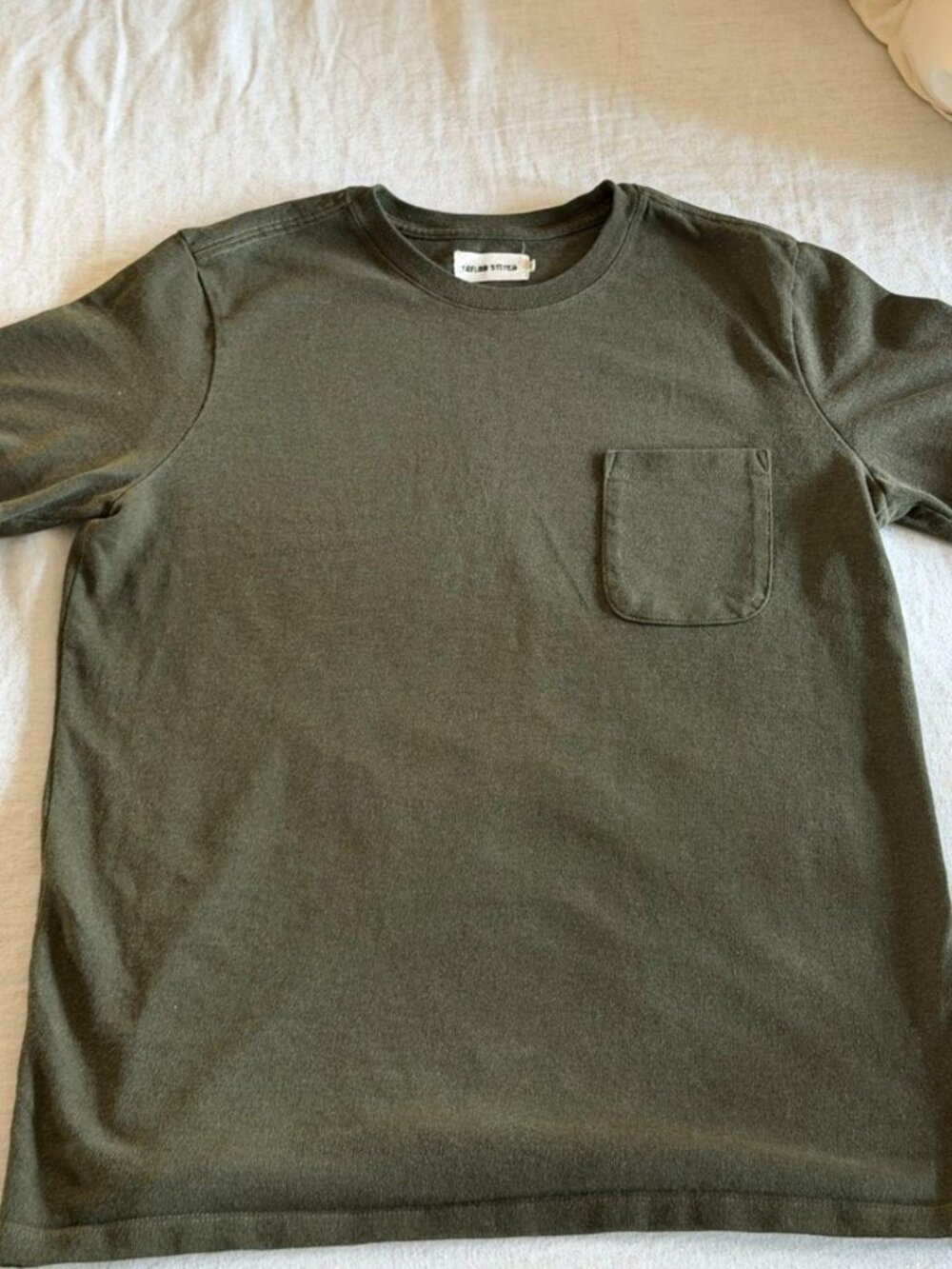Taylor Stitch Heavy Bag Tee Green
